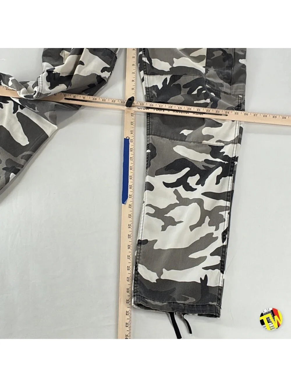 Vintage 90s Urban Grey Camo BDU Cargo Pants Skate Grunge
